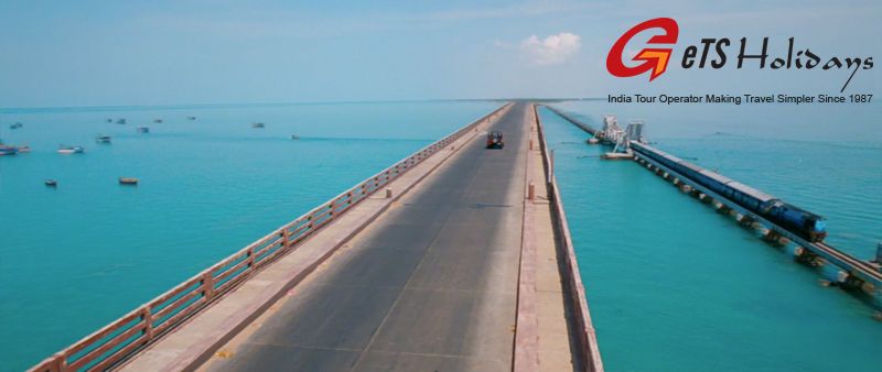 Pamban Bridge in South India